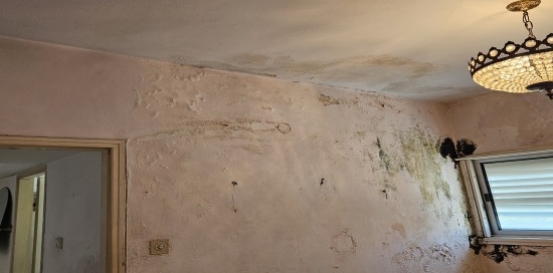 נזקי מים בתקרה